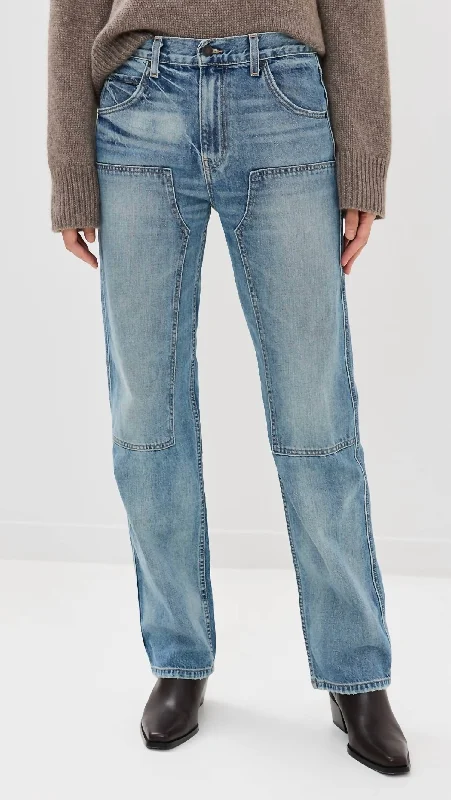 Women's Jodhpurs with Notched CollarWelder Straight Leg Jeans In Summer Wash