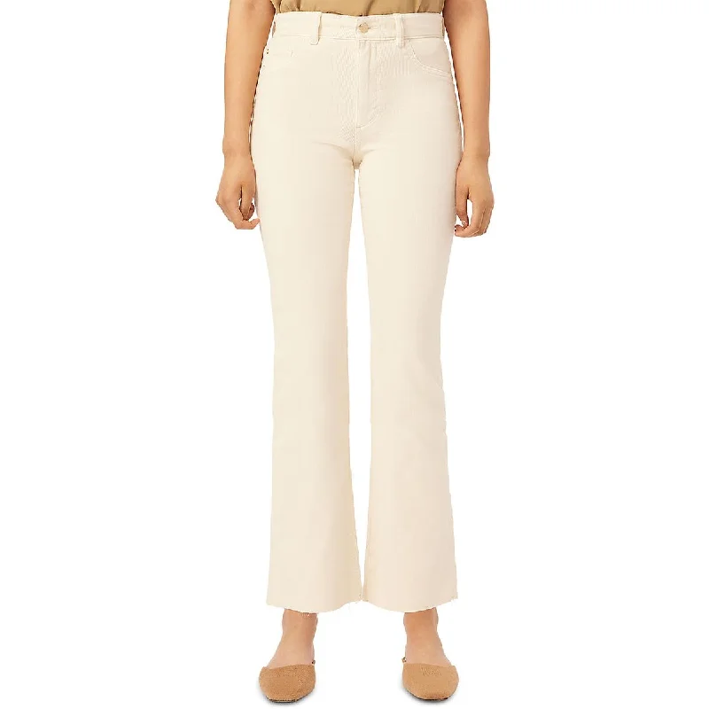 Women's Jodhpurs with Lapel CollarWomens Corduoy High Waisted High-Waisted Pants