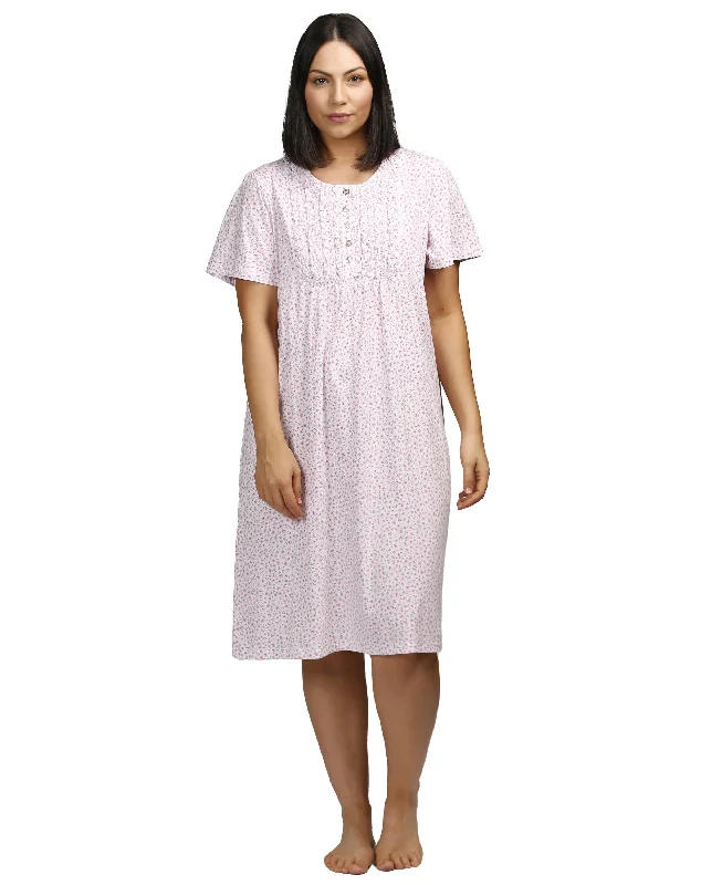 women's pajamas with adjustable waistbandsSchrank SK309W Wild Flowers Cap Sleeve Nightie