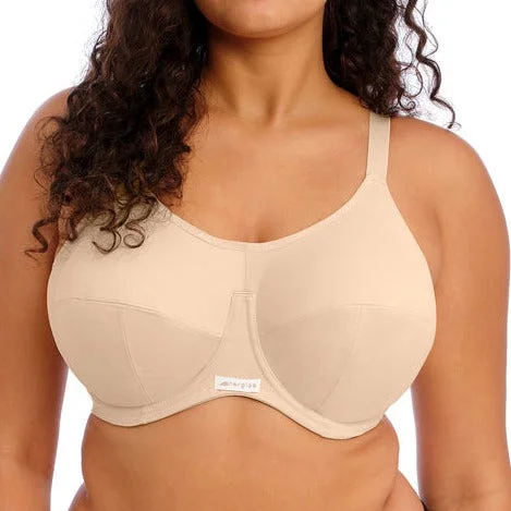 plus-size sticky bra for dressesELOMI ENERGISE UW SPORTS BRA NUDE