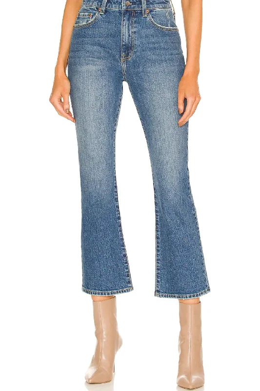 Women's Palazzo PantsLennon High Rise Cropped Boot Jean In Adore