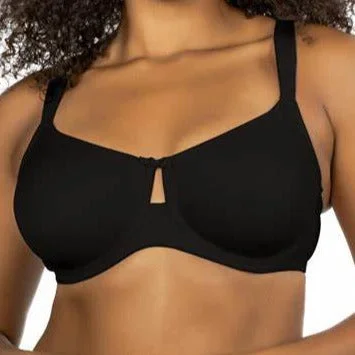 mastectomy bra with pocketsPARFAIT ERIKA UNLINED MOLDED BRA BLACK