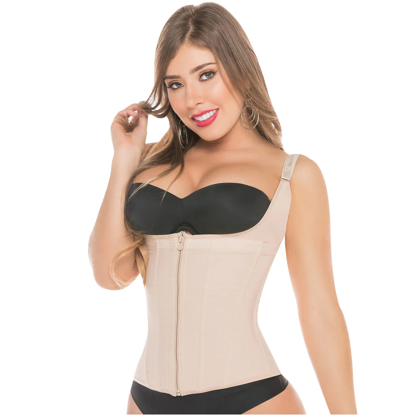 firm-control shapewear for bodycon dresses313 Chaleco thin strap