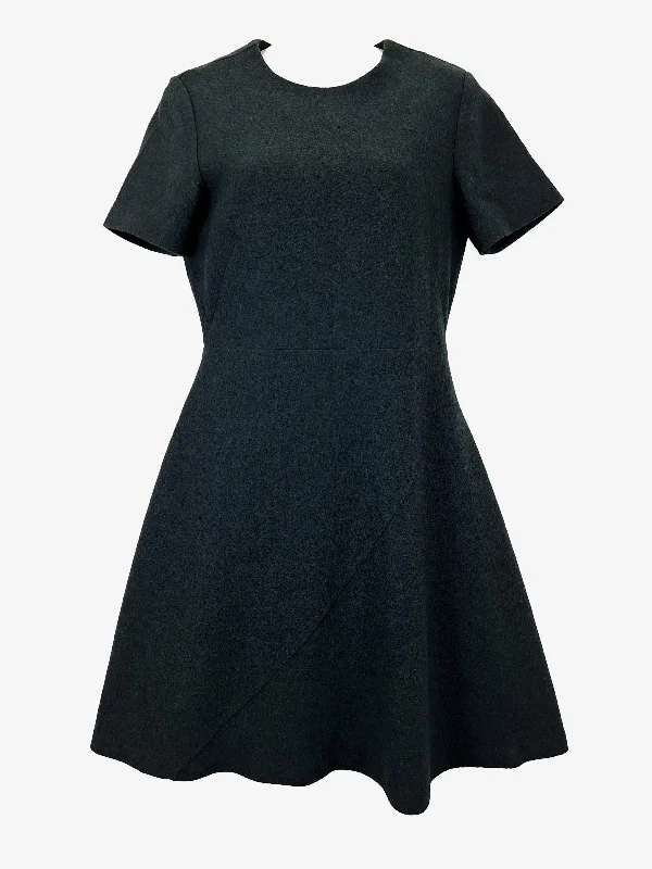 Women's U-Shaped-Neck DressesDavid Lawrence Posh A Line Wool Mini Dress Size 10