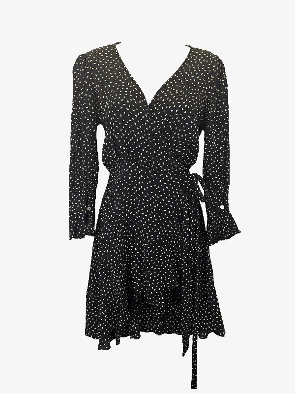 Women's Ruffled DressesMister Zimi Speckled Wrap Mini Dress Size 8