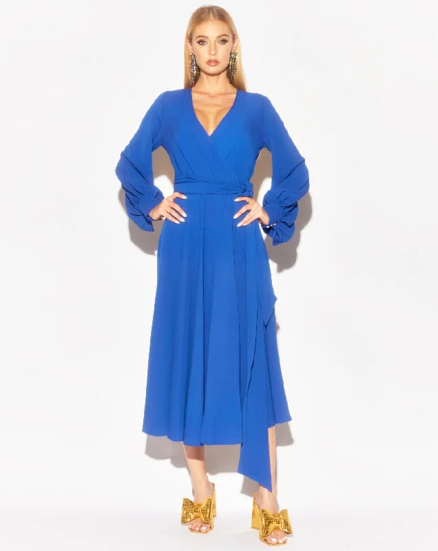 Women's Off-the-Shoulder DressesLilyPad Midi Dress - Royal