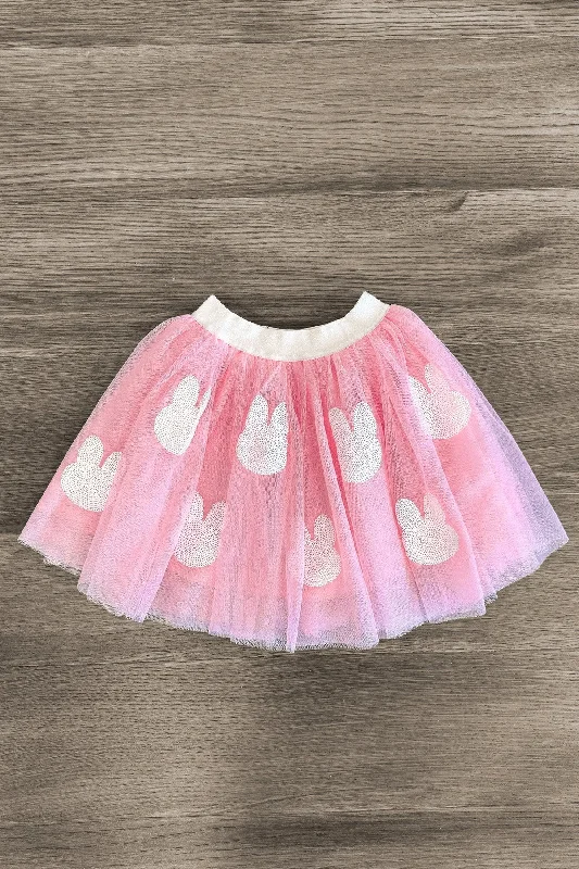 Women's Maxi SkirtsPink Sequin Bunny Tutu Skirt