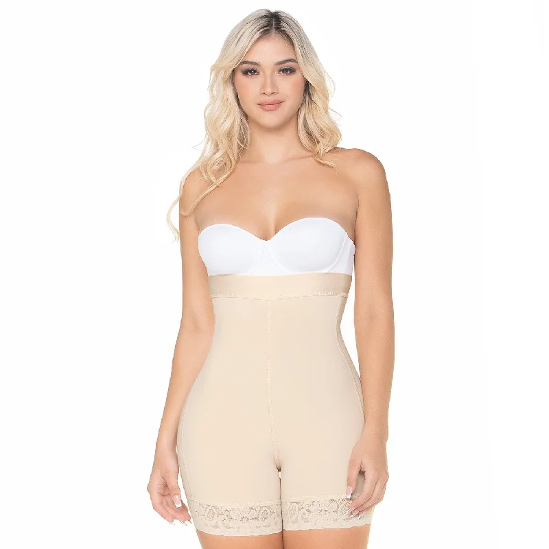 seamless body shaper with silicone strips for gripFU126 - High Short Seamless Maria E