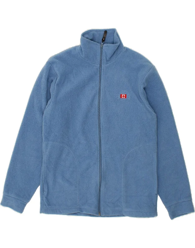 Women's PeacoatsCANADIAN Womens Fleece Jacket UK 18 XL Blue Polyester