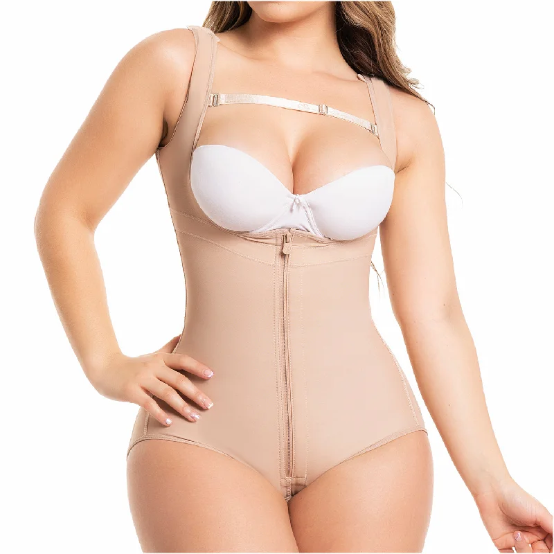 open-bust waist trainer with lace overlay for eleganceFajas Salome 0419 | Faja Reductoras y Moldeadoras Levanta Cola | Powernet