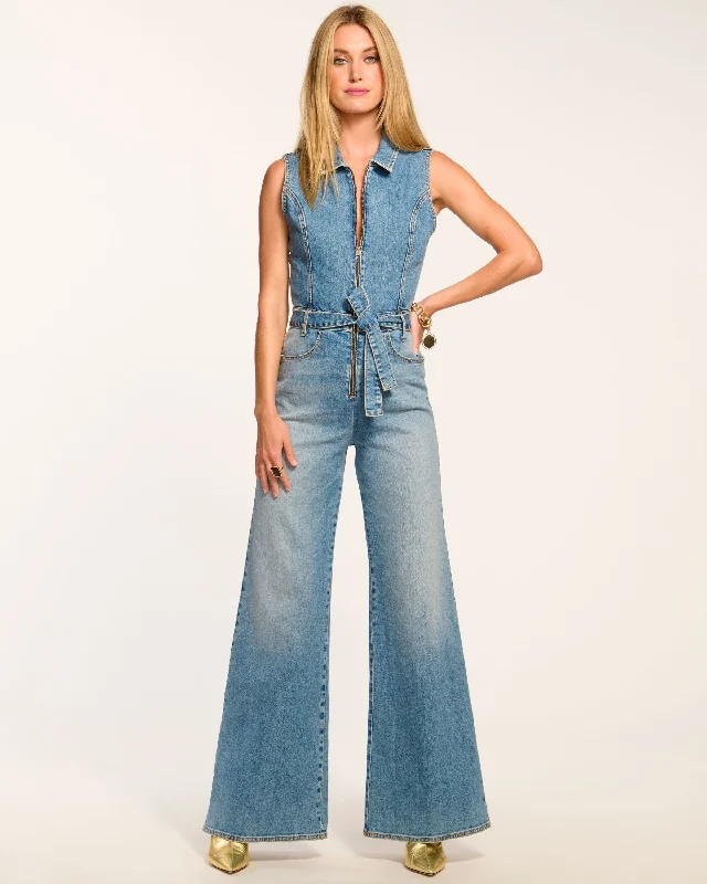 Women's Long-Sleeve JumpsuitsJemma Denim Jumpsuit