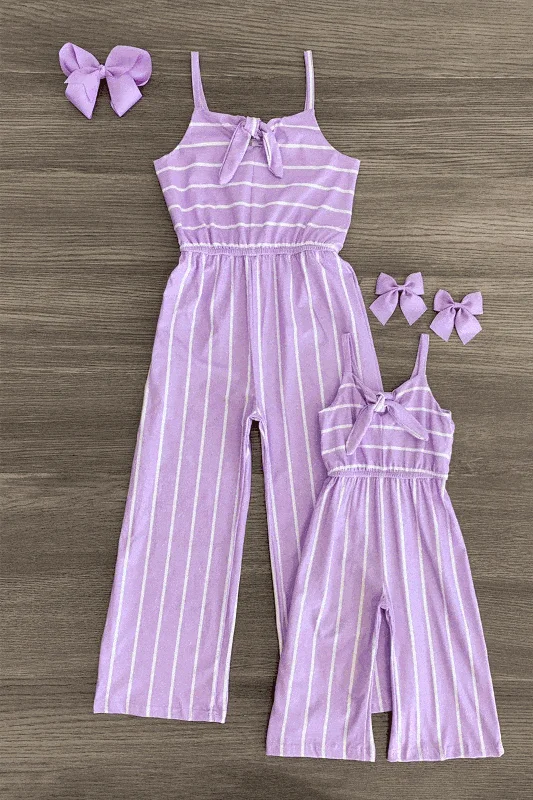 Women's Short-Sleeve JumpsuitsMom & Me - Stripe Jumpsuit