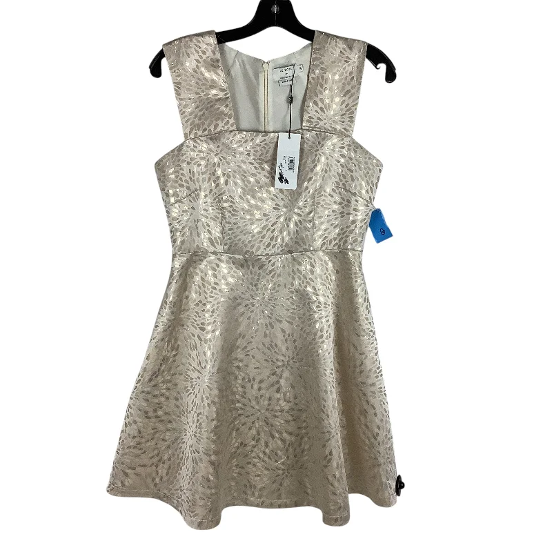 Women's Keyhole Collar DressesDress Party Short By Molly Bracken In Gold, Size: S