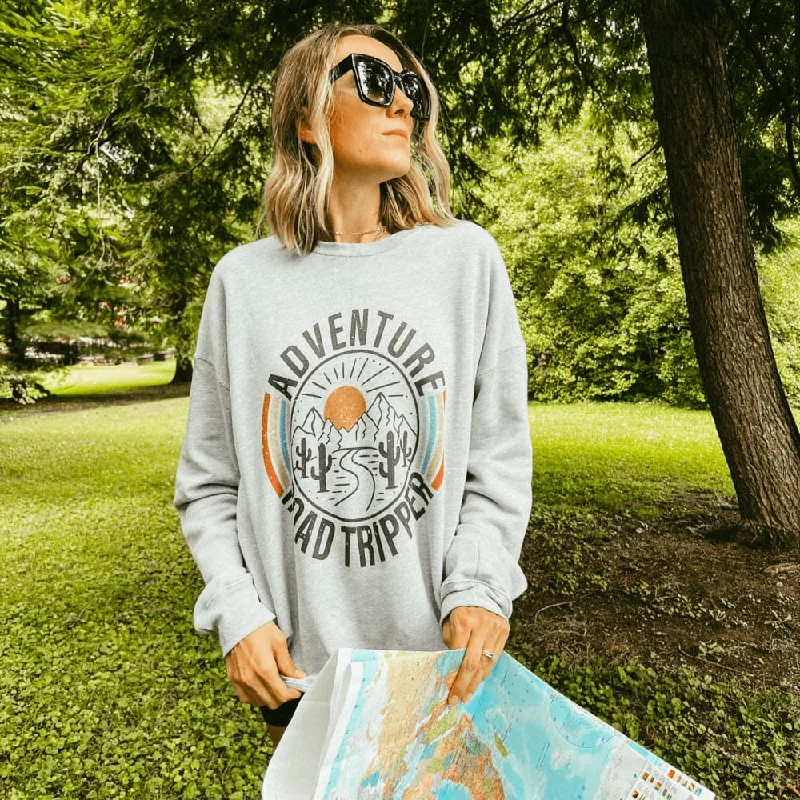 Women's Hooded Sweatshirts with Geometric LiningAdventure Road Tripper Sweatshirt