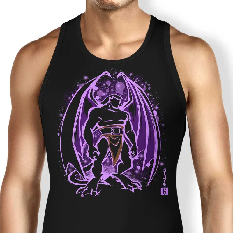 Women's Blouse with Narrow CollarThe Gargoyle - Tank Top