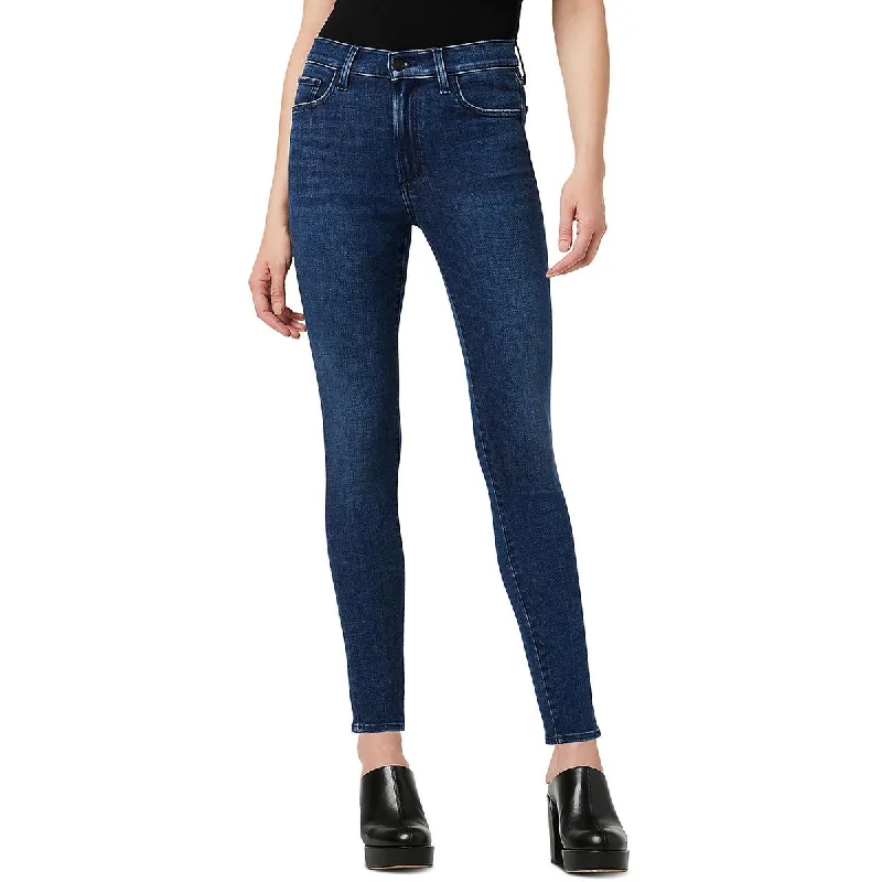 Women's Jodhpurs with V-Shaped HemWomens High Rise Skinny Straight Leg Jeans