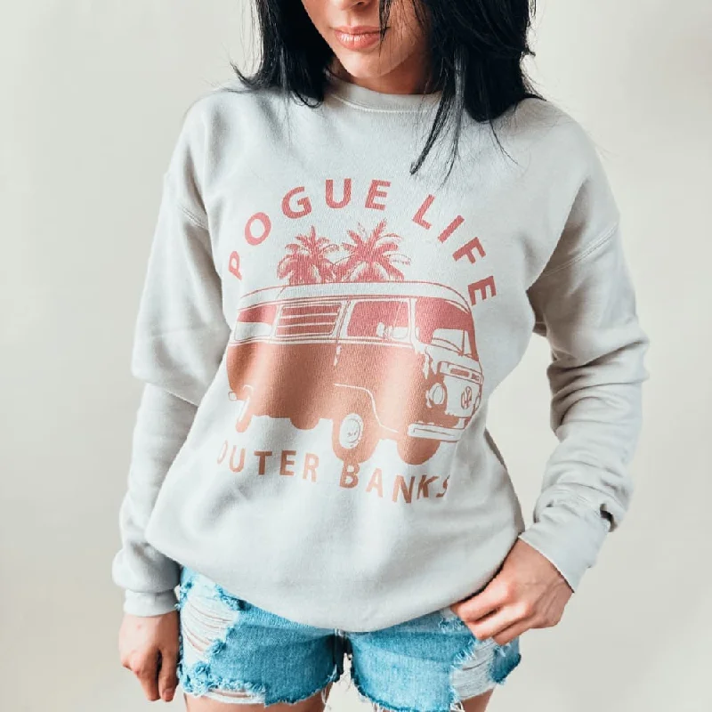 Women's Hooded Sweatshirts with Cinched WaistOuter Banks Pogue Life Sweatshirt