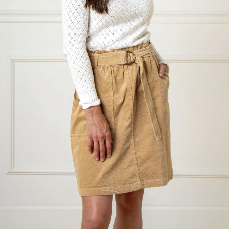 Women's Modern SkirtsOrganic Cinch Waist Cord Skirt