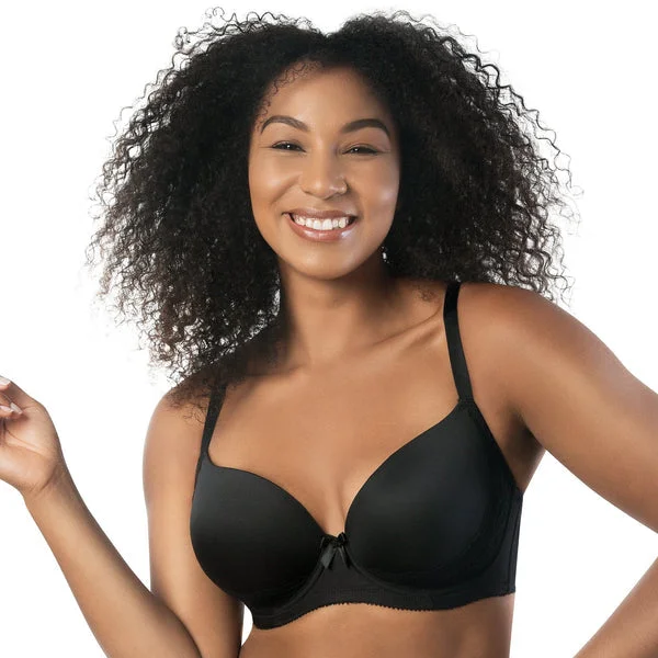 convertible plunge braPARFAIT CASEY PLUNGE MOLDED T-SHIRT BRA BLACK