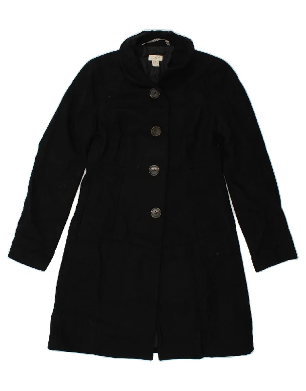 Women's Anorak CoatsJ. CREW Womens Overcoat US 0 XS Black Wool