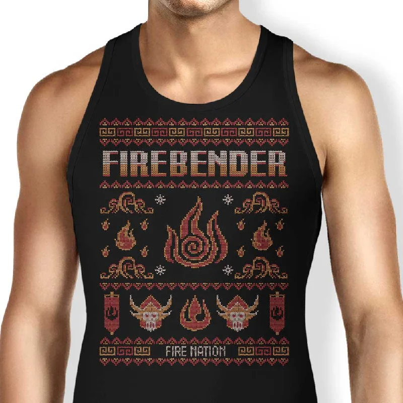 Women's Blouse with Shirt CollarFire Nation's Sweater - Tank Top