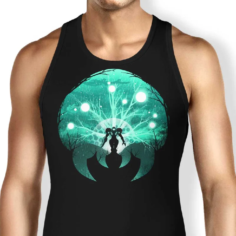 Women's Blouse with Square CollarGlowing Hunter - Tank Top