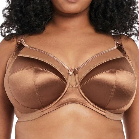 seamless molded bra for smooth undergarmentsGODDESS KEIRA UW BRA CINNAMON