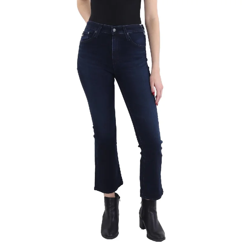 Women's Palazzo PantsWomens High Rise Cropped Bootcut Jeans