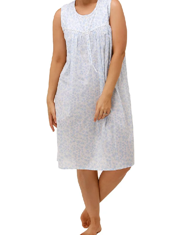 women's pajamas with a charming floral patternSchrank Style SK800F Cotton Floral Nightie