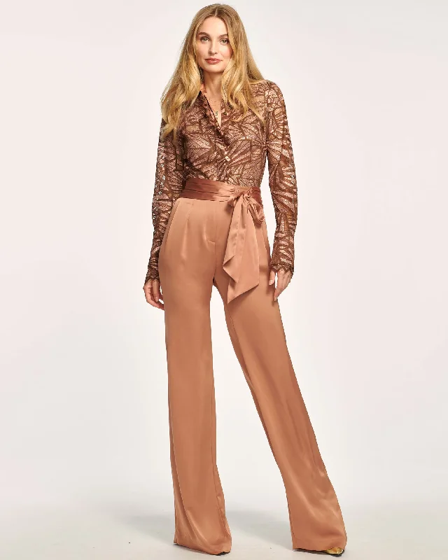 Women's Jumpsuits with Mandarin CollarElmira Embellished Jumpsuit