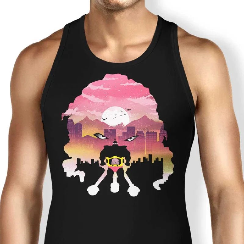 Women's Blouse with Wide CollarAlien Warlord - Tank Top