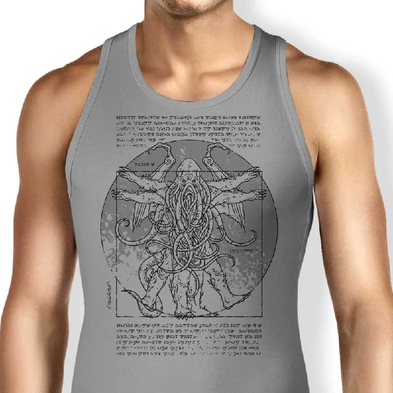 Women's Blouse with RufflesLovecraftian Man - Tank Top