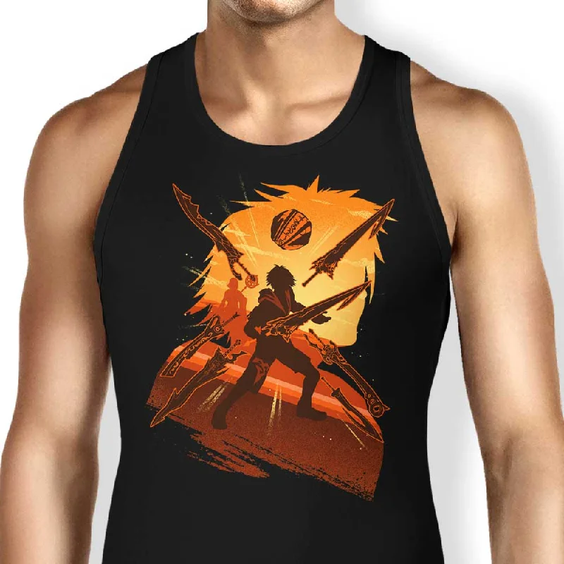 Women's Blouse with Mandarin CollarAttack of Tidus - Tank Top