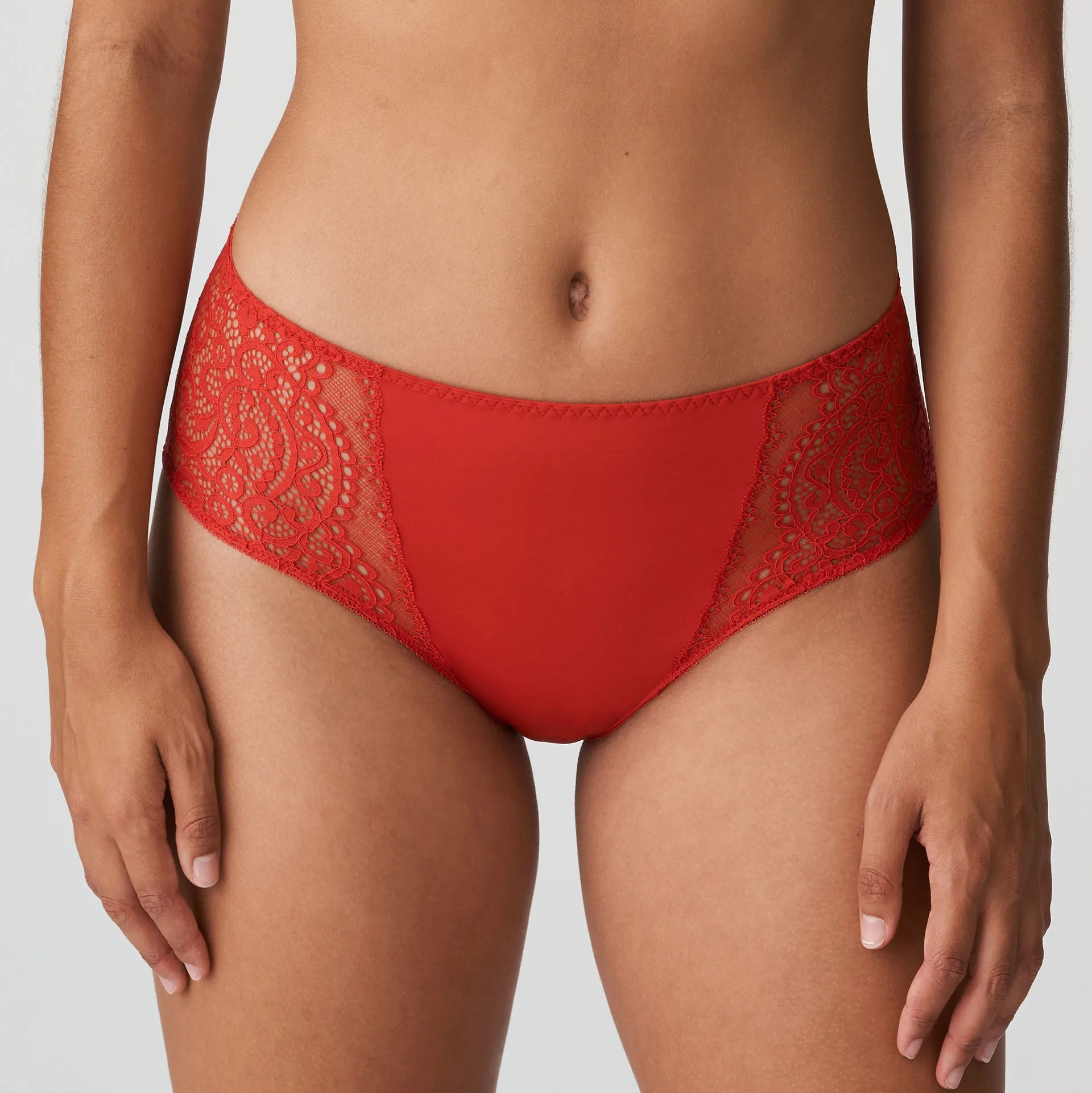 plus-size seamless panties for all-day comfortPrima Donna Twist Full Briefs - I Do - Red , Nude