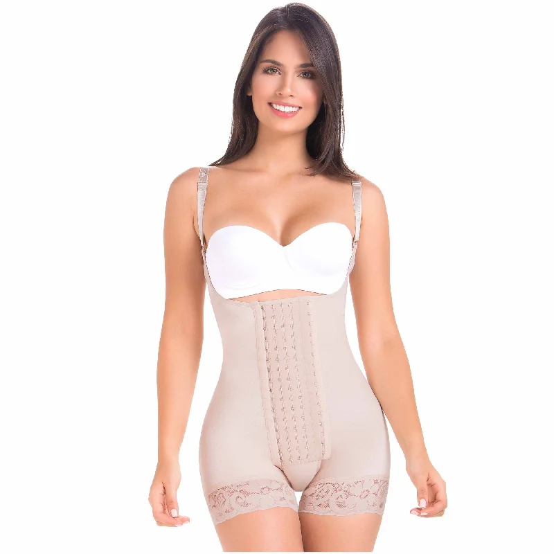 lace overlay shapewear for weddingsFajas MariaE 9531 | Faja Colombiana Moldeadora Postparto y Uso Diario de Busto Abierto de Triconet para Mujer