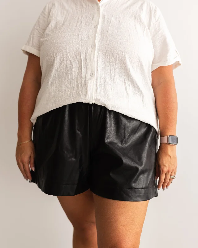 Women's Vintage ShortsAdmit It Leather Shorts