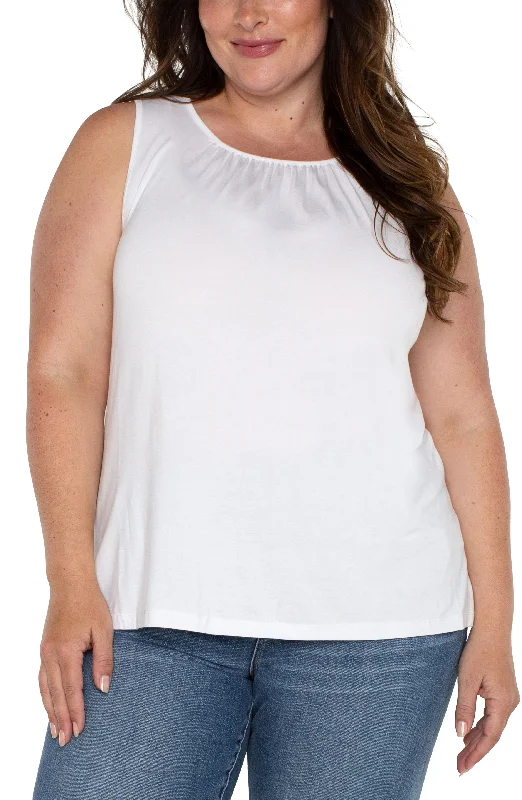 Women's Jodhpurs with Sweetheart NeckA-LINE SLEEVELESS KNIT TOP