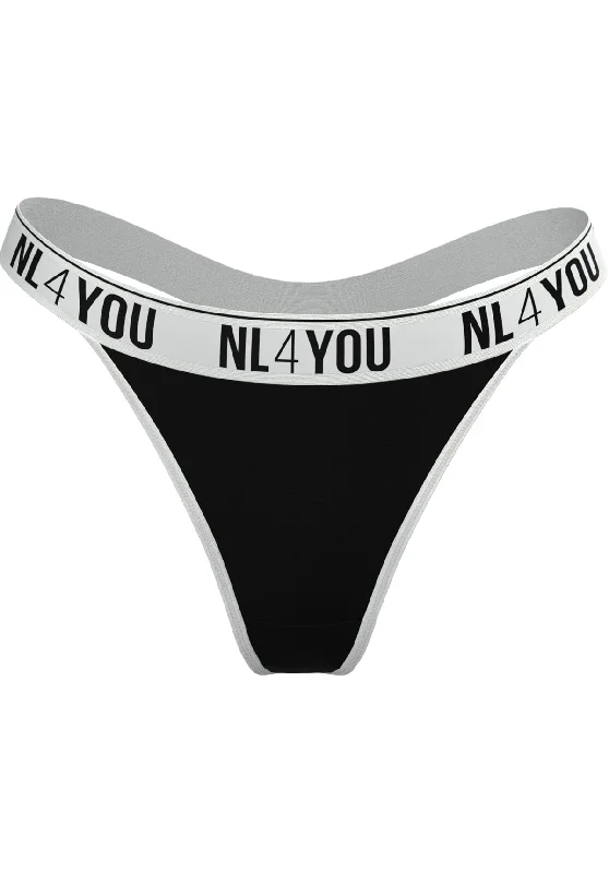 stretchable satin panties for womenBlack & White - Памучни прашки / бикини