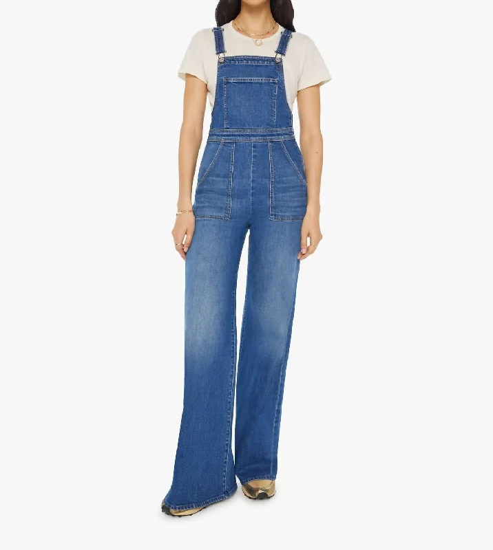 Women's Jodhpurs with Peter Pan CollarHigh Waisted Twister Sneak Overall In Punch Buggy