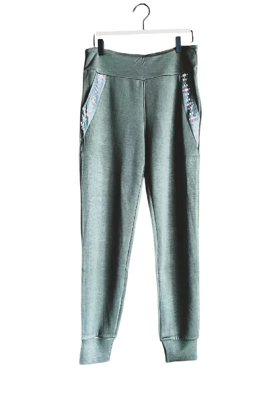 Women's Jodhpurs with ElasticWomen Hot Trot Jogger In Green