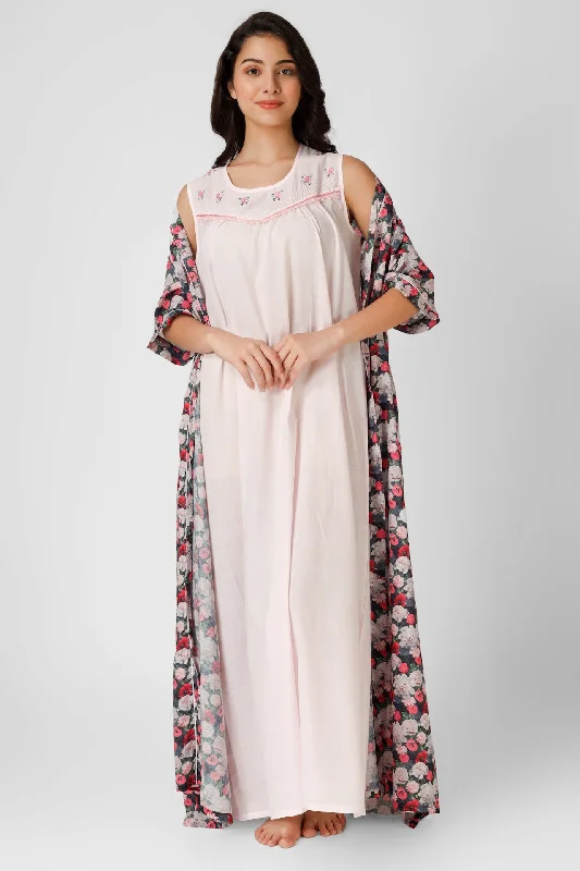 women's pajamas with built-in shortsBlossom Night Dress & Robe