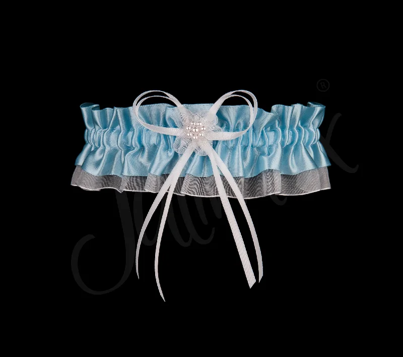 plus-size mastectomy bra with pockets for prosthesisBlue Garter