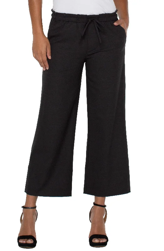 Women's Jodhpurs with Wide LegPULL-ON TIE WAIST WIDE LEG ANKLE