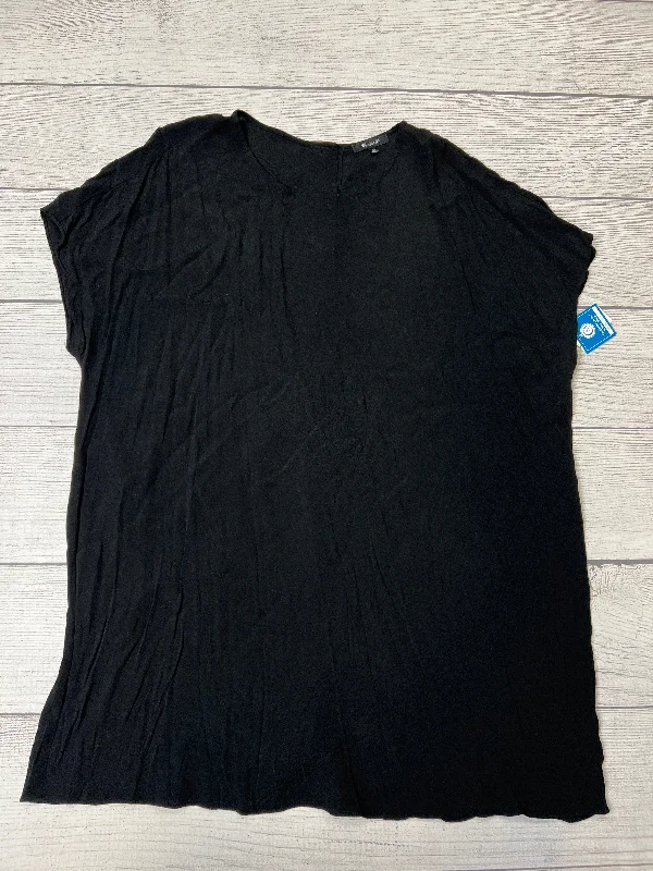 Women's Keyhole Collar DressesBlack Dress Casual Short Madewell, Size 2x