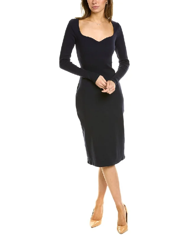 Women's Square Neck SweatersBoden Sweetheart Ribbed Jersey Sweaterdress