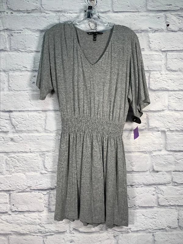 Women's Long-Sleeve DressesGrey Dress Casual Short White House Black Market, Size Xs