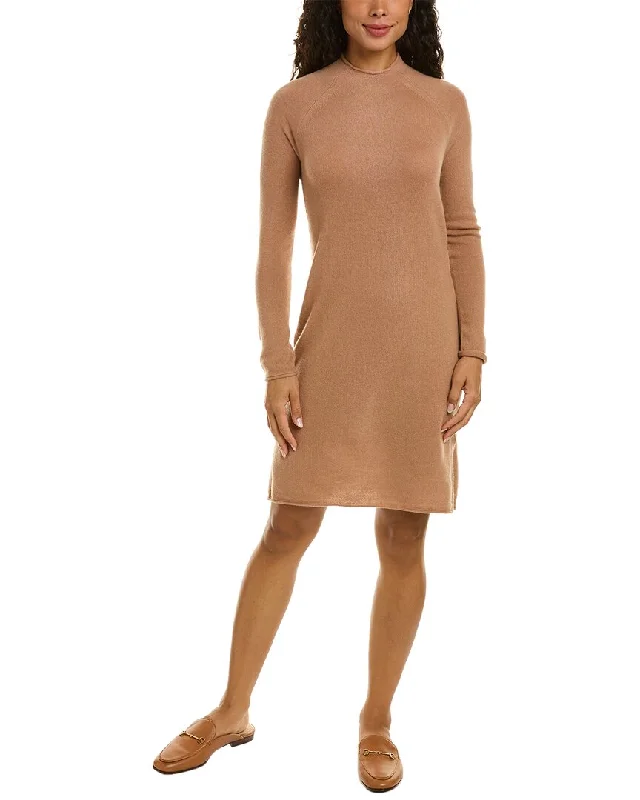 Women's Shawl Collar SweatersInCashmere Raglan Cashmere Sweaterdress