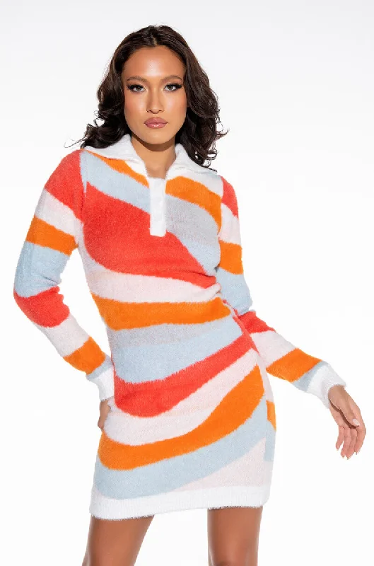 Women's Patchwork SweatersLAST CHANCE SWEATER DRESS