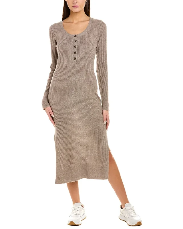 Women's Tight Fit SweatersNAADAM Ribbed Wool & Cashmere-Blend Sweaterdress