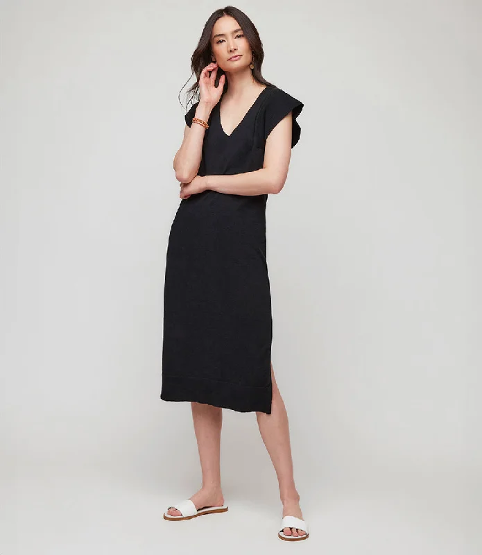 Women's Shawl Collar DressesSleeveless Dress